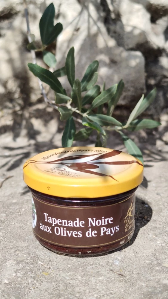 Tapenade noire aux olives de pays