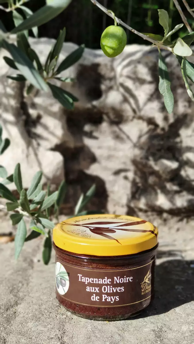 Tapenade noire aux olives de pays 210gr