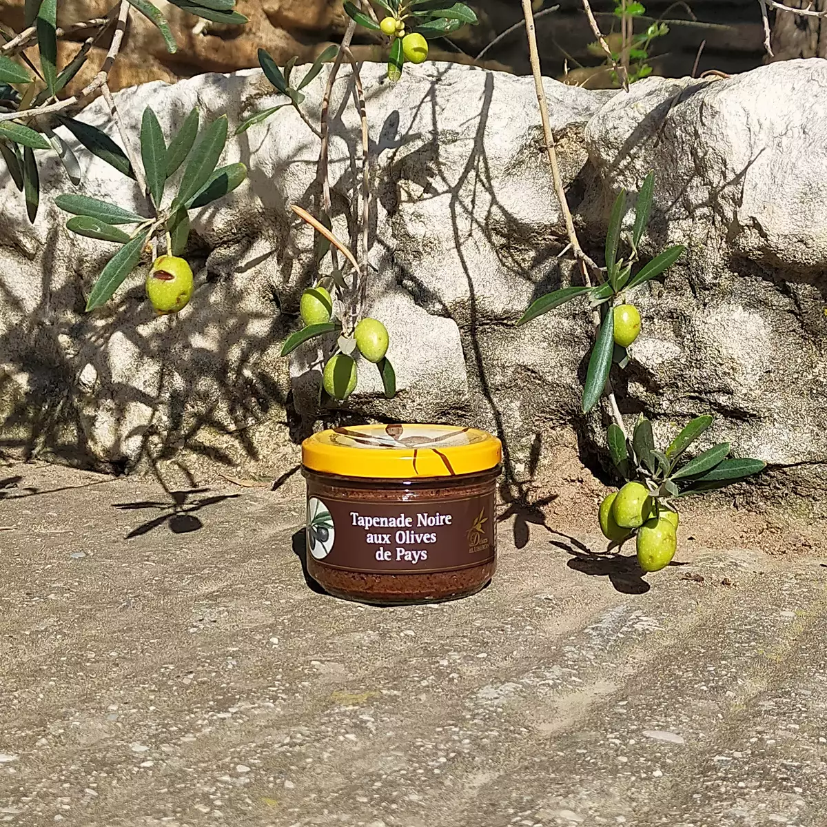 Tapenade noire aux olives de pays 210gr